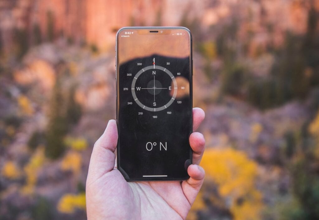 Kompas w telefonie - aplikacja