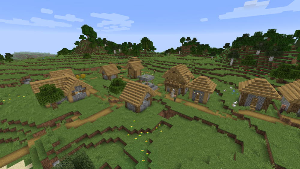 Siodło w Minecraft - osada