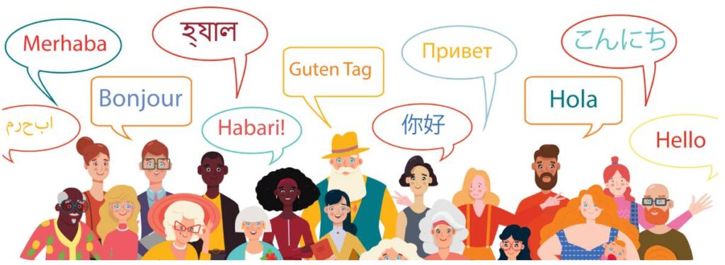 Powitanie w różnych językach. Czas się nauczyć części języków obcych razem z aplikacją Babbel.
