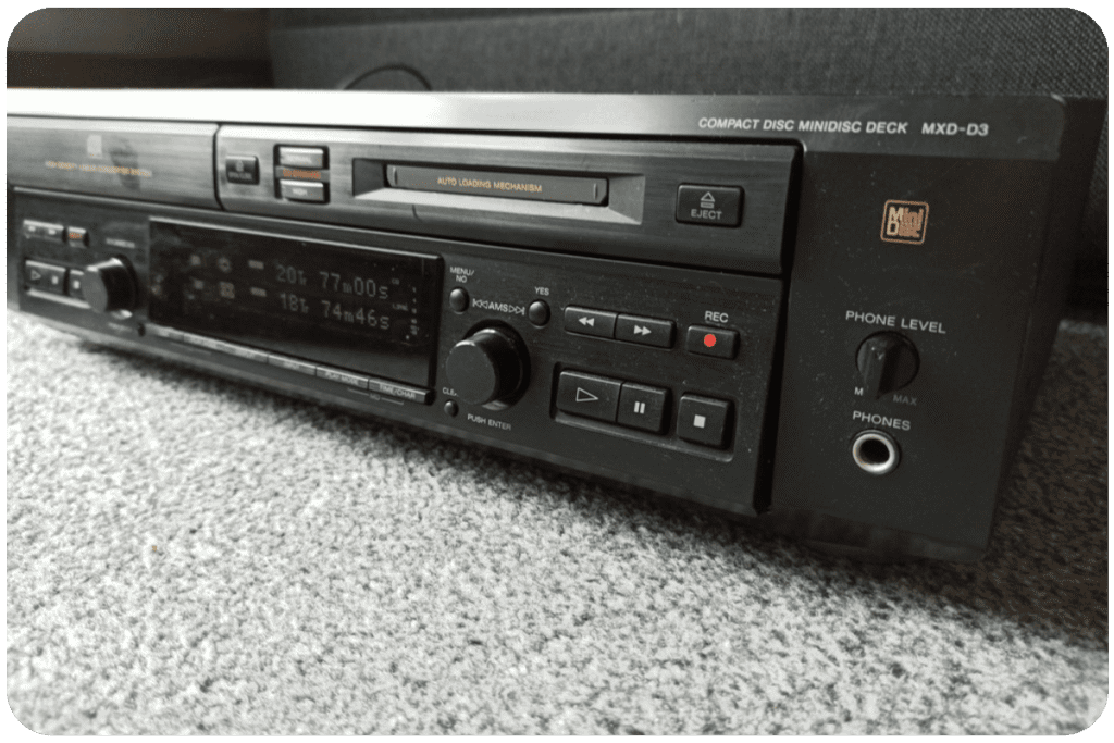Sony MDX-D3, czyli domowe urzadzenie audio obsługujące ten standard