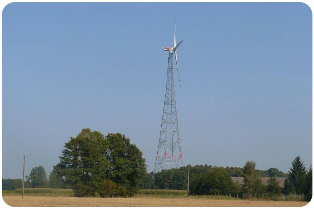 Najwyższa turbina wiatrowa w Polsce