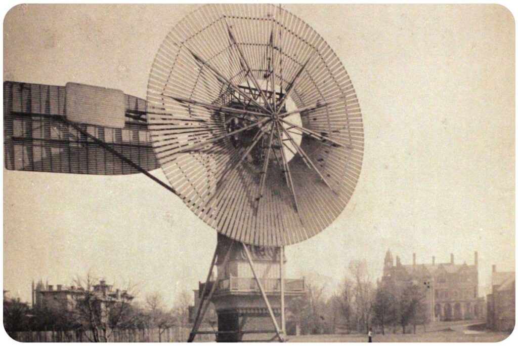 Pierwsza turbina wiatrowa
