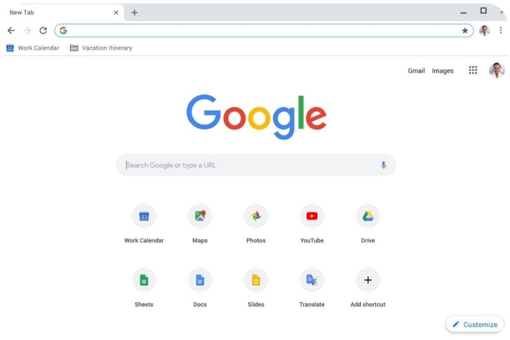 Przeglądarki internetowe: Chrome