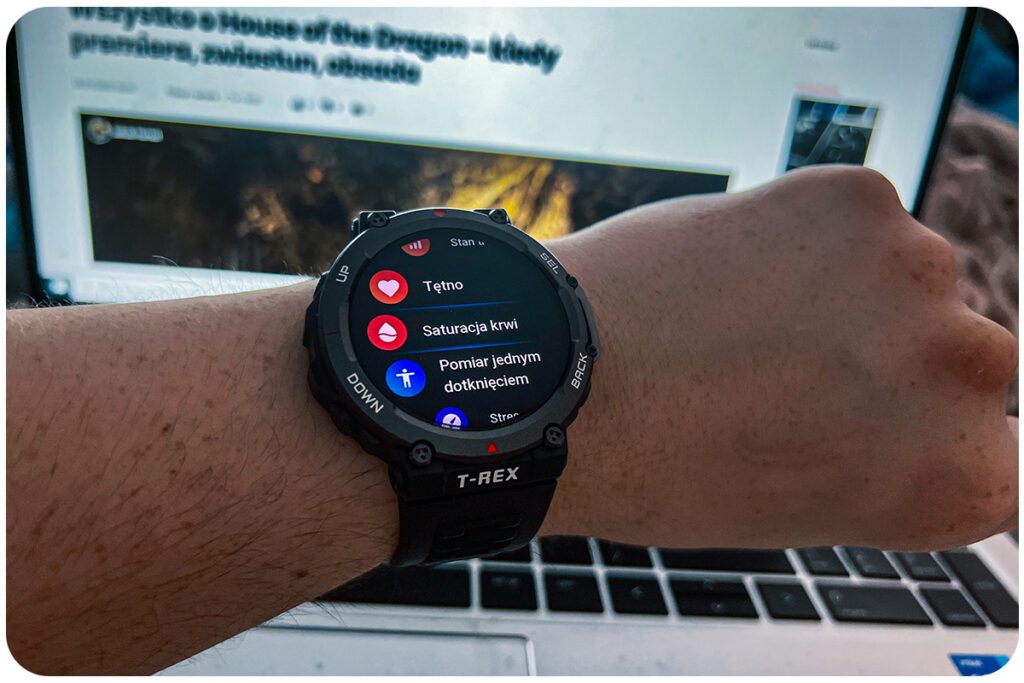 smartwatch amazfit pomiar tętna 