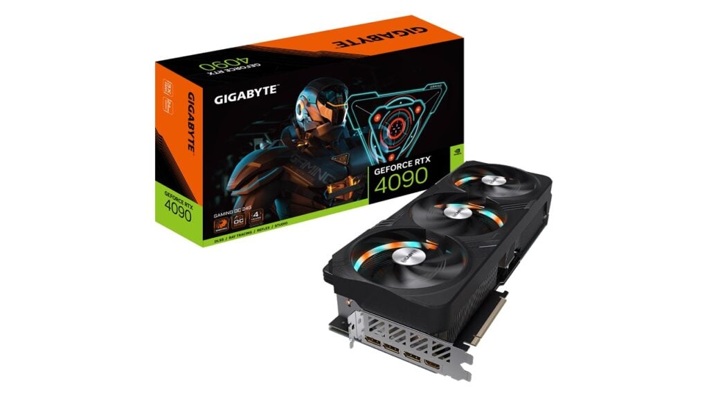 Gigabyte GeForce RTX 4090 Gaming OC karta i pudełko