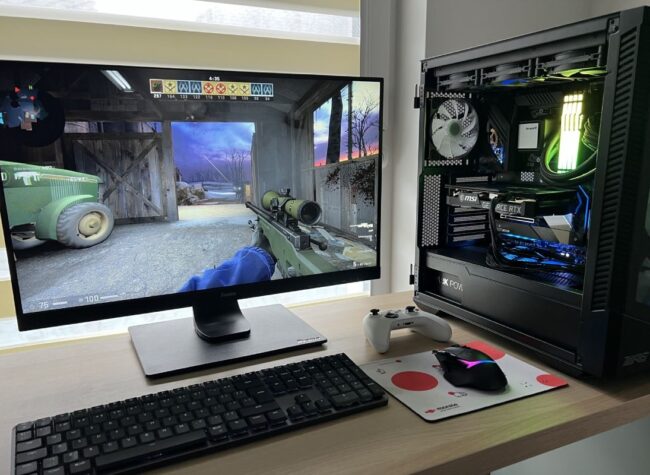 monitor komputer gamingowy csgo