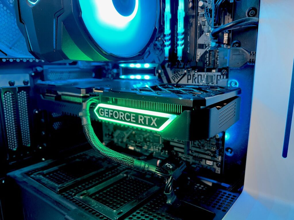 Gainward GeForce RTX 4070 Ghost w komputerze