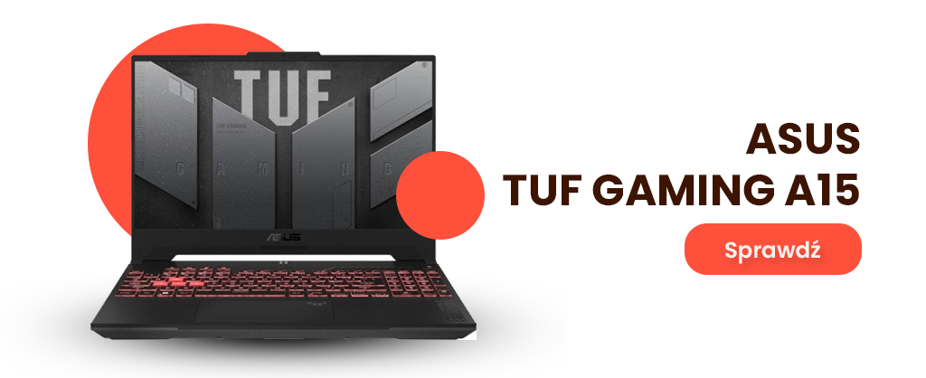 asus tuf gaming a15 banner produktowy