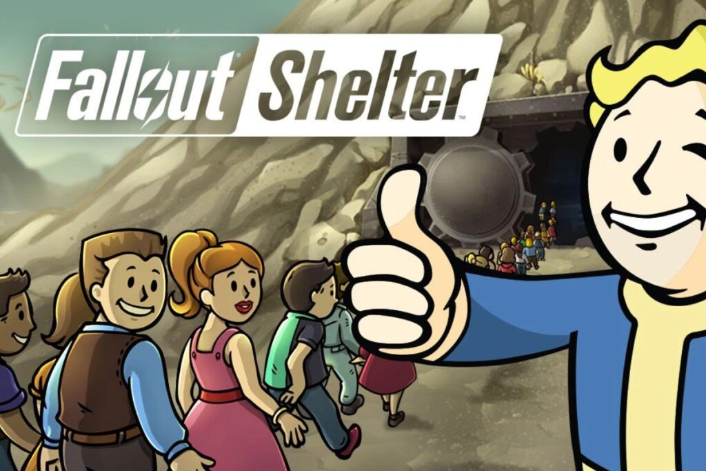 grafika główna gry fallout shelter