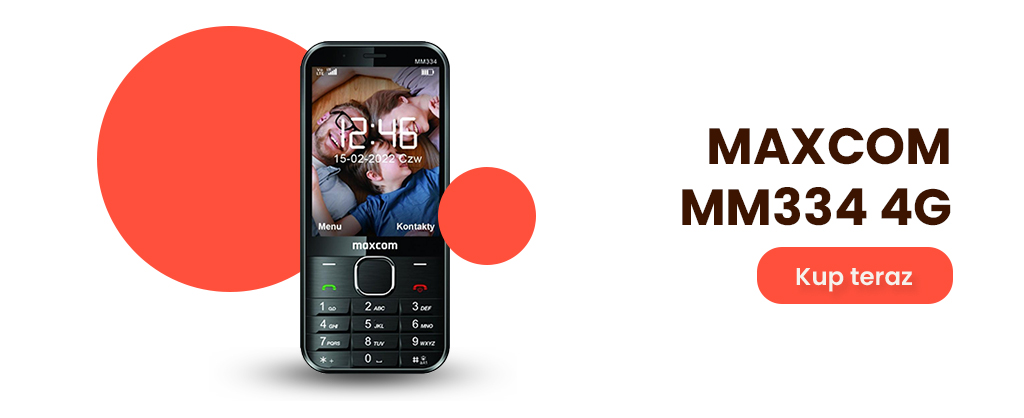telefon dla seniora maxcom mm334 na morele