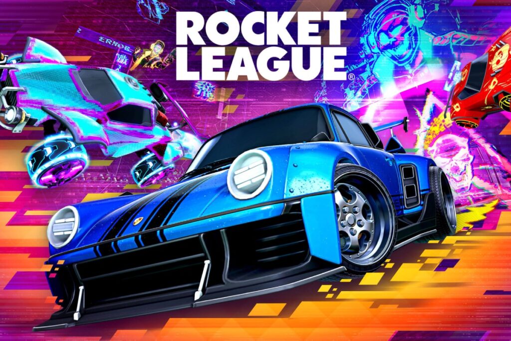 grafika z logo gry rocket league