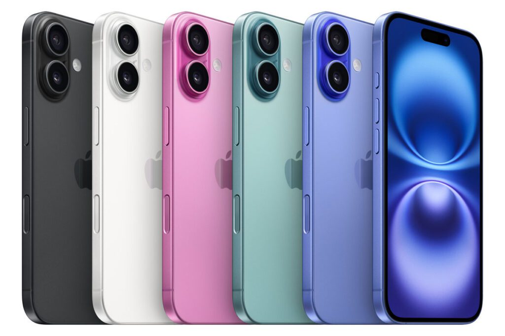 kolory iphone 16
