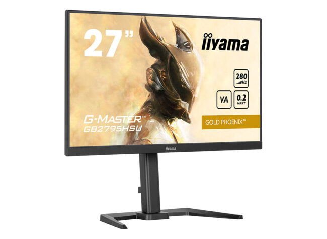 Monitor G-Master GB2795HSU-B1 Gold Phoenix z przodu