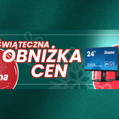 Świąteczna promocja marki iiyama na monitory gamingowe i biurowe