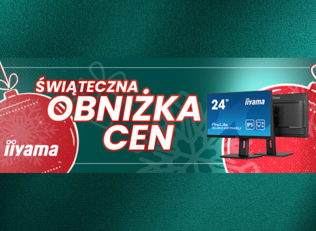 Świąteczna promocja marki iiyama na monitory gamingowe i biurowe