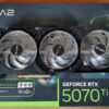 KFA2 GeForce RTX 5070 Ti 1-Click OC - karta graficzna na opakowaniu
