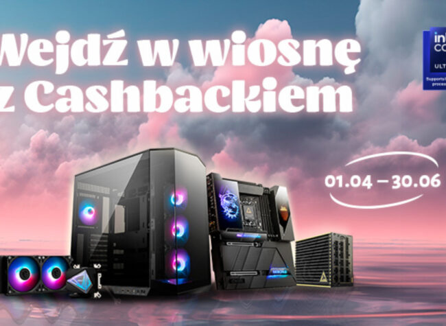 MSI cashback - wiosenna promocja